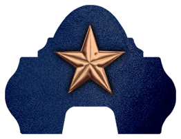 DARAY-L-430-BZ-BL Star Bronze-Blue